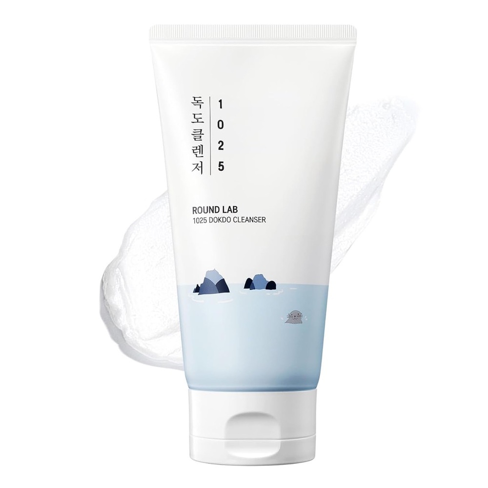 Round Lab 1025 Dokdo Cleanser- foam creamy cleanser, gentle, sensitive skin,
